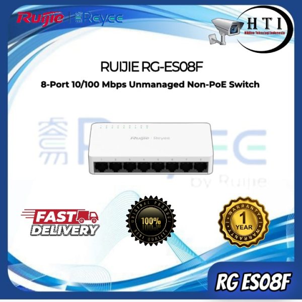 RUIJIE SWTICH HUB 8 PORT RG-ES08F 100mbps